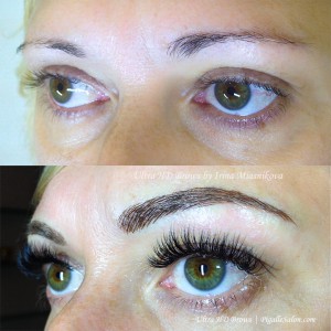 Permanent Makeup Eyebrows in Michigan - Microblading Ultra HD Brows